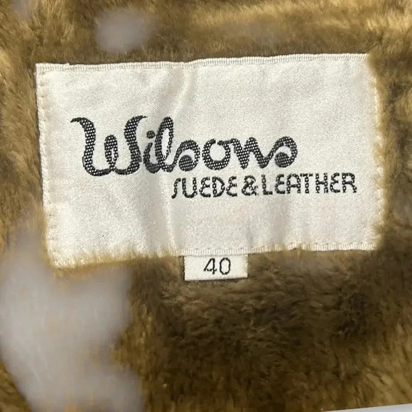 1980s Vintage Wilson’s Leather Flight/Aviator Jacket w Removable Liner Size 40 - Picture 6 of 6